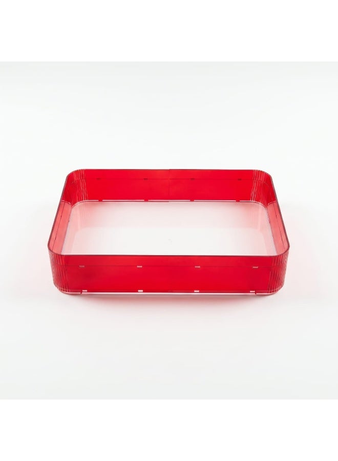 A luxurious transparent gift tray. This tray is primarily used for presenting and arranging Eid and special occasion favors (Size: 20 x 31 cm). - Image 3