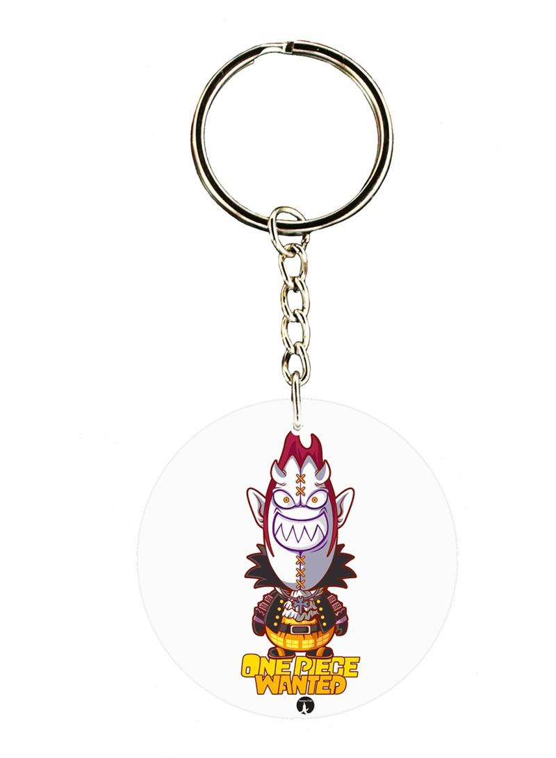 RKN The Anime One Piece Double Side Printed Keychain