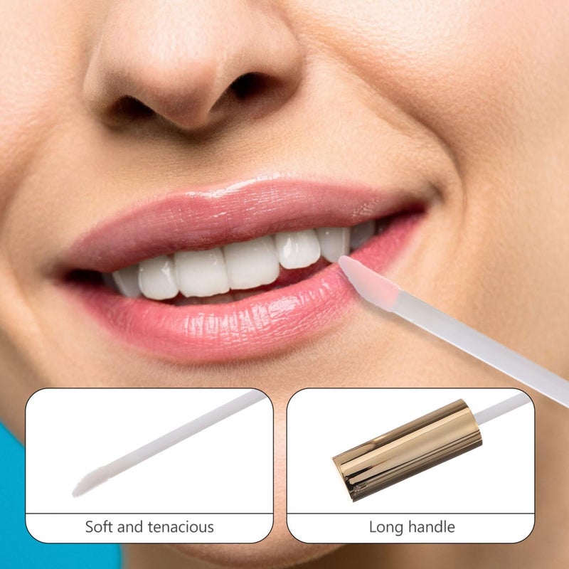 10pcs Refillable Lip Tube Eco-friendly Cylindrical Lipstick Container with Brush Portable Lip Gloss Bottle for Diy Balm Subpackage - Image 4