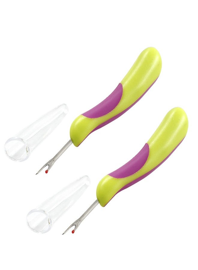 Suiwotin 2pcs Seam Rippers Thread Remover, Large Ergonomic Seam Ripper Tool for Sewing, Stitch Ripper Sewing Seam Ripper Set, Stitch Ripper Tool Thread Unpicker for Crafting - Image 1