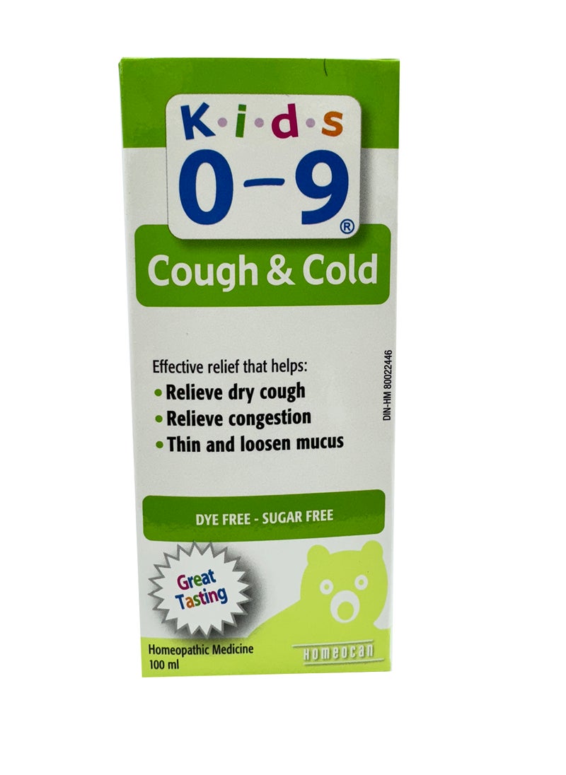 Kids 0-9 - Cough And Cold Syrup 100Ml - Image 1