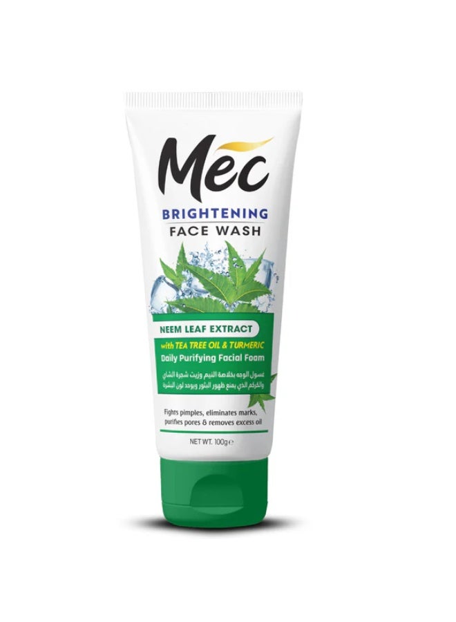 MEC Brightening Neem Extract Face Wash 100g - Image 1