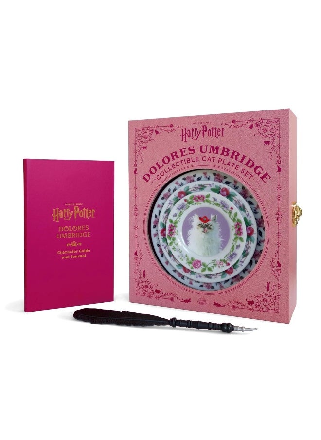 Harry Potter: Dolores Umbridge Collectible Cat Plate Set 