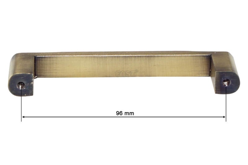 FAST CP35 Brass Antique Stainless Steel Furniture Cabinet Pull Door Handle for Wardrobe, Cupboard, Dresser Doors and Drawer 2pcs (96mm 4inch) - Image 5