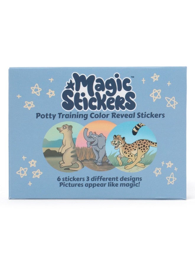 POTTY TIME Potty Watch Color Reveal Stickers - Potty Training with 6 Magic Stickers & 3 Different Designs - Easy to Peel Stickers for Kids - Reward Their Efforts, Fosters Fun & Independence - (Savanna) - Image 2
