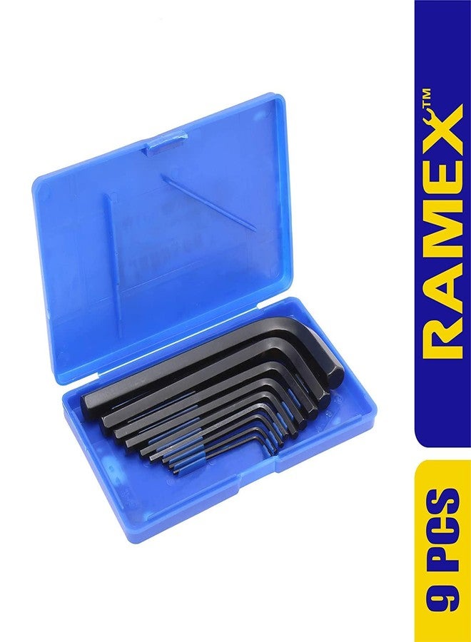 Ramex Hand Tools, Hand Tools Kit, Hand Tools Kit For Home Use, Hand Tools Combo With 9 Pieces Allen Keys Set And 5 Pieces Screwdrivers Set - Image 2