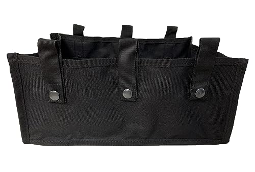 Crutcheze Premium Rollator Walker Bag HeavyDuty Underseat Storage Pouch with Pockets Fits Most Rolling Walkers Ideal for Seniors Recovery Caregivers Mobility Aid Accessory - Image 2