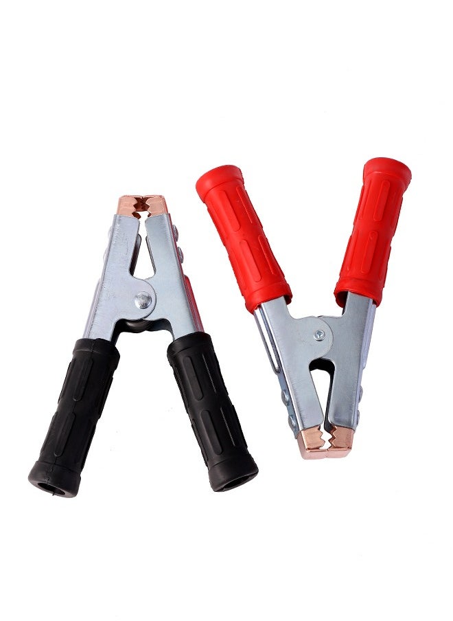 LAWAZIM Battery Charger Clamps-2 Piece-Heavy-Duty High-Amp Quick-Connect Corrosion-Resistant Insulated Alligator Clamps -for Car Auto Vehicle Motorcycle and Industrial Battery Charging and Maintenance  - Image 2