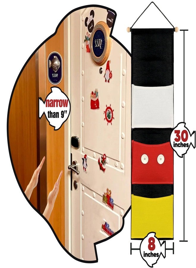RUNROLE Fish Extender Disney Cruise Gifts - 8 Inch Width, 1, 2, 3, 4 Pocket Fish Extender, 2026& 2027 DCL FE for Gift Exchanges and Pixie Dust, Disney Cruise Essentials Must Haves - Image 2