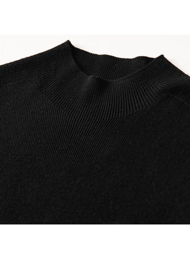 Sentubila Autumn Base Layer Simple Elegant Knit Sweater For Women, Stylish And Youthful Top - Image 4