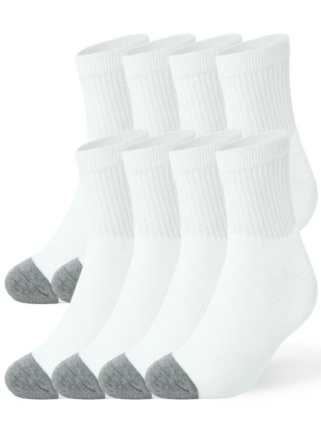 WANDER Men's Cushioned Ankle Socks 8 Pack Breathable Running Socks for Activewear, Comfort Casual Socks 9-12/12-15 - Image 1