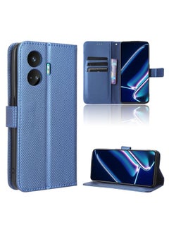HuHa Case Cover For Realme GT Neo5 SE Diamond Texture Leather Phone Case Blue 
