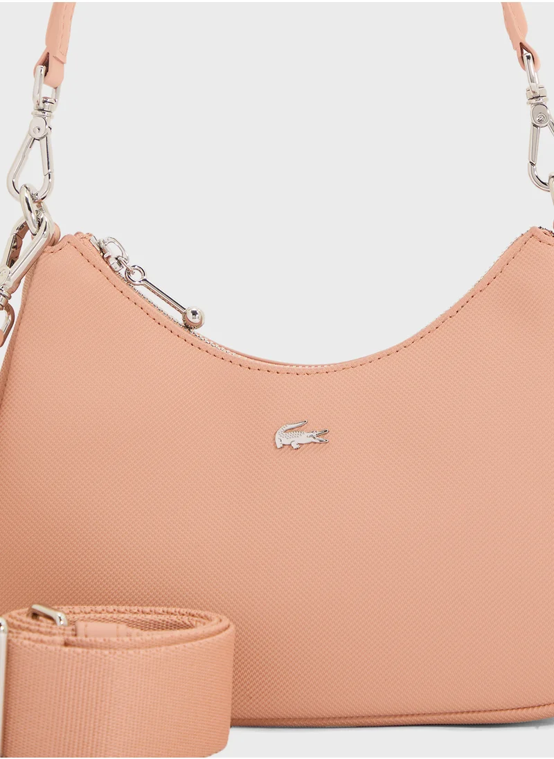 LACOSTE Essentials Top Handle Zip Over Crossbody