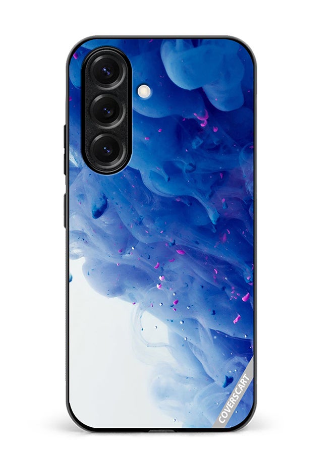 Protective Case Cover For Samsung Galaxy A56 Blue Abstract Design Multicolour