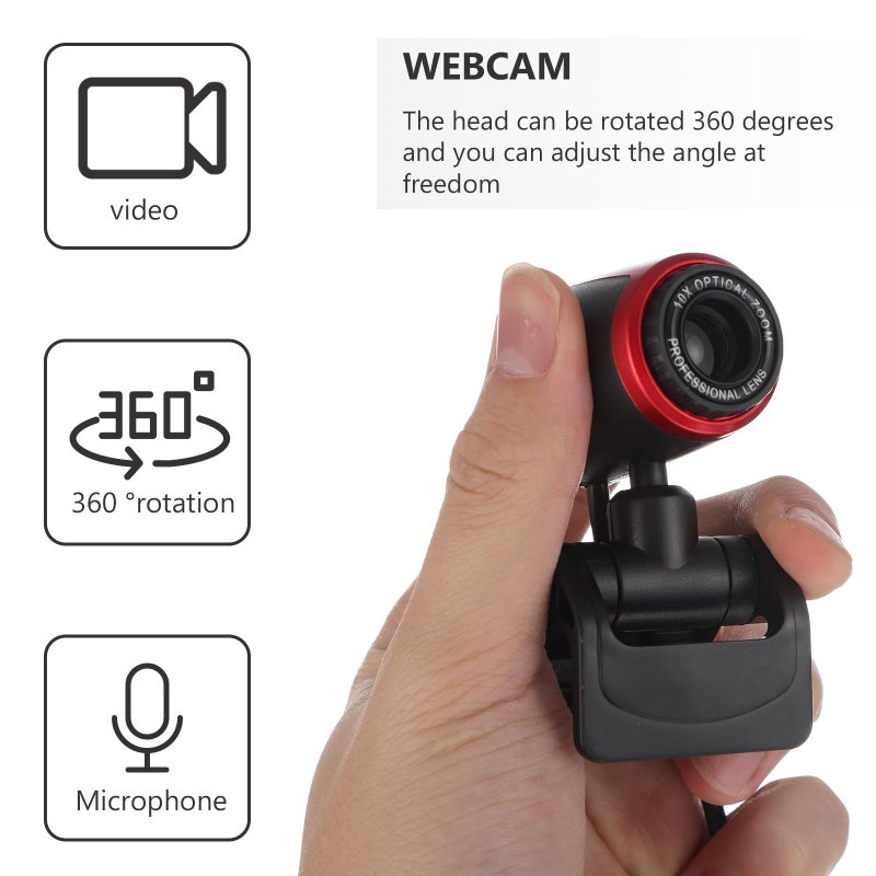 Auto Focus Webcam For Streaming And Meetings USB Plug And Play HD Compatible Desktop Laptop - Image 3