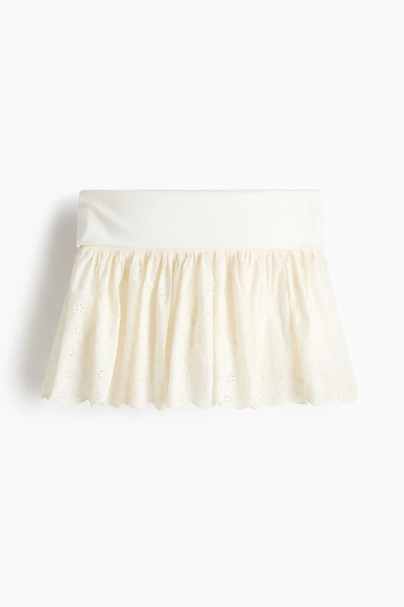 H&M Broderie anglaise mini skort