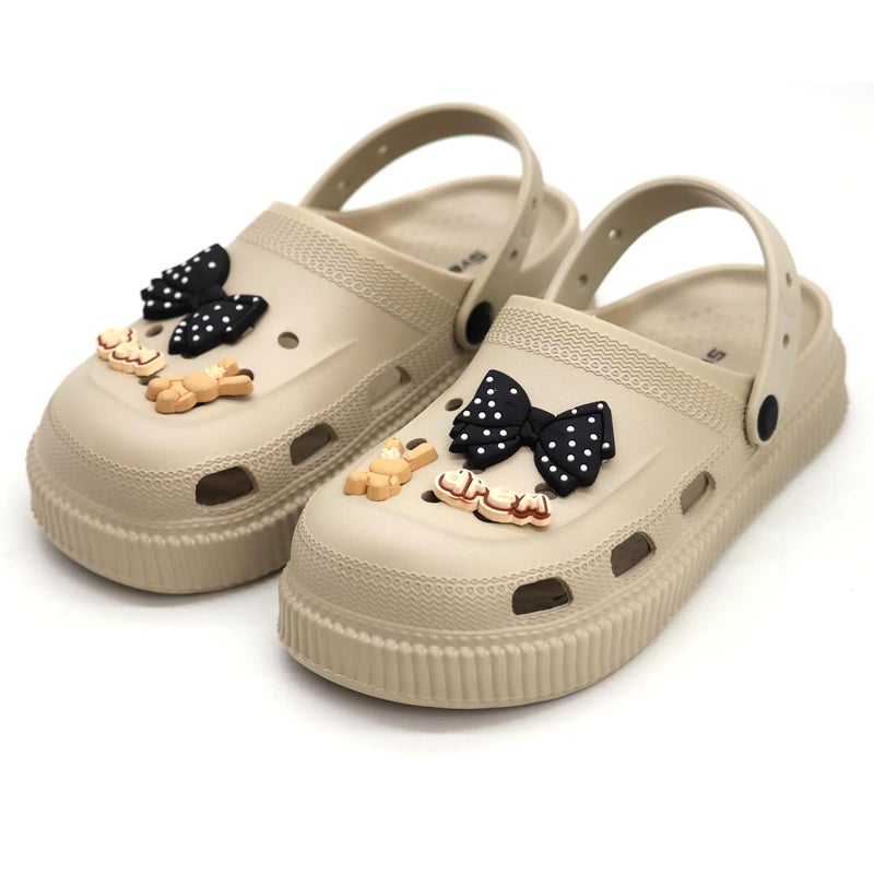 SVAAR Fashionable Comfortable Lightweight Platform Heels Clogs for Women's | Cushioned Footwear | Lightweight Slip-ons | Waterproof Sandals for Women - Image 1