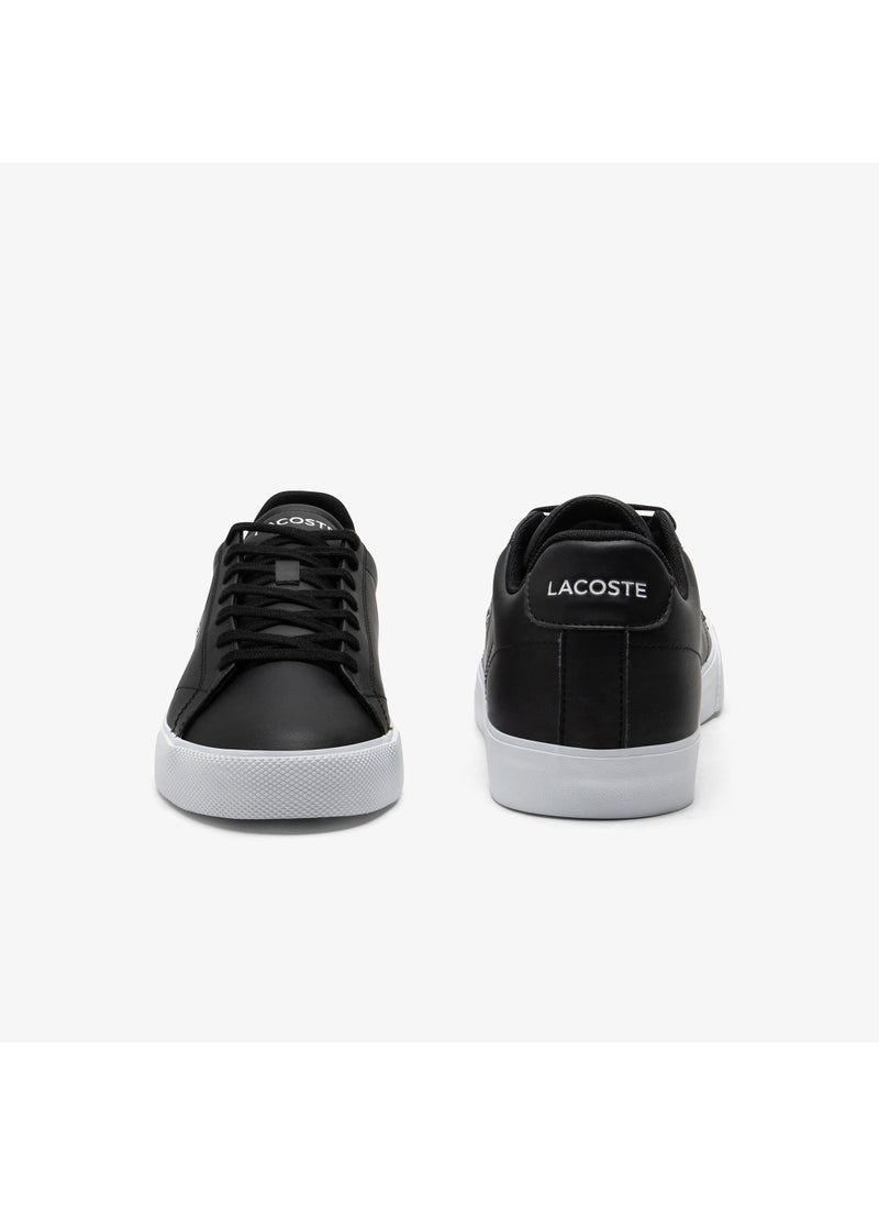 LACOSTE - Lerond Set Lace Up Vulcanized Sneakers - Image 1