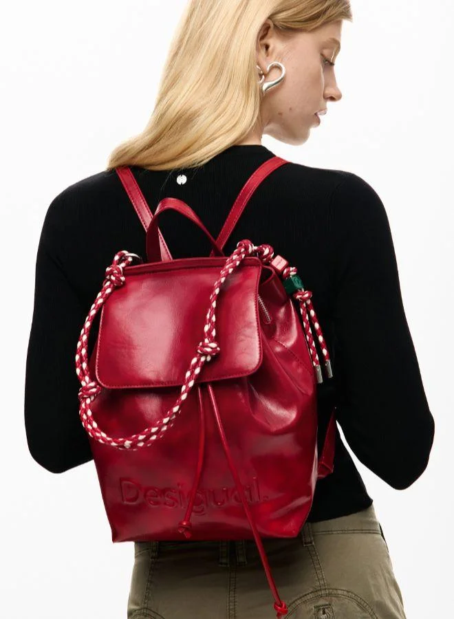 DESIGUAL Red Small backpack logo for Women | Best Price UAE