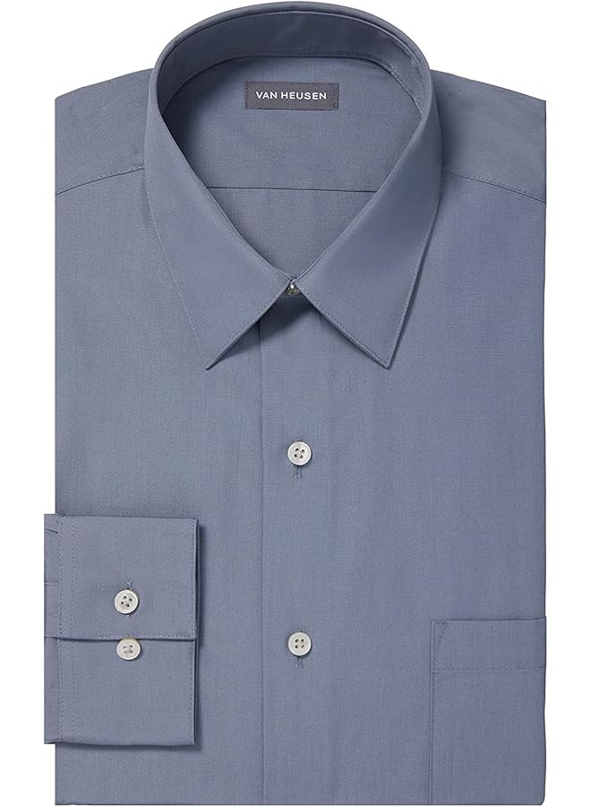 فان هيوزن قميص رجالي رسمي ملائم من قماش البوبلين سادة - Image 3