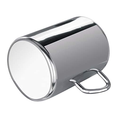 MAGHROLA 188 Stainless Steel Double Wall Rust Proof Tea Coffee Mug with Handles Drinks Hot or Heat Resistant Glossy Cup Mugs Set4 - Image 5
