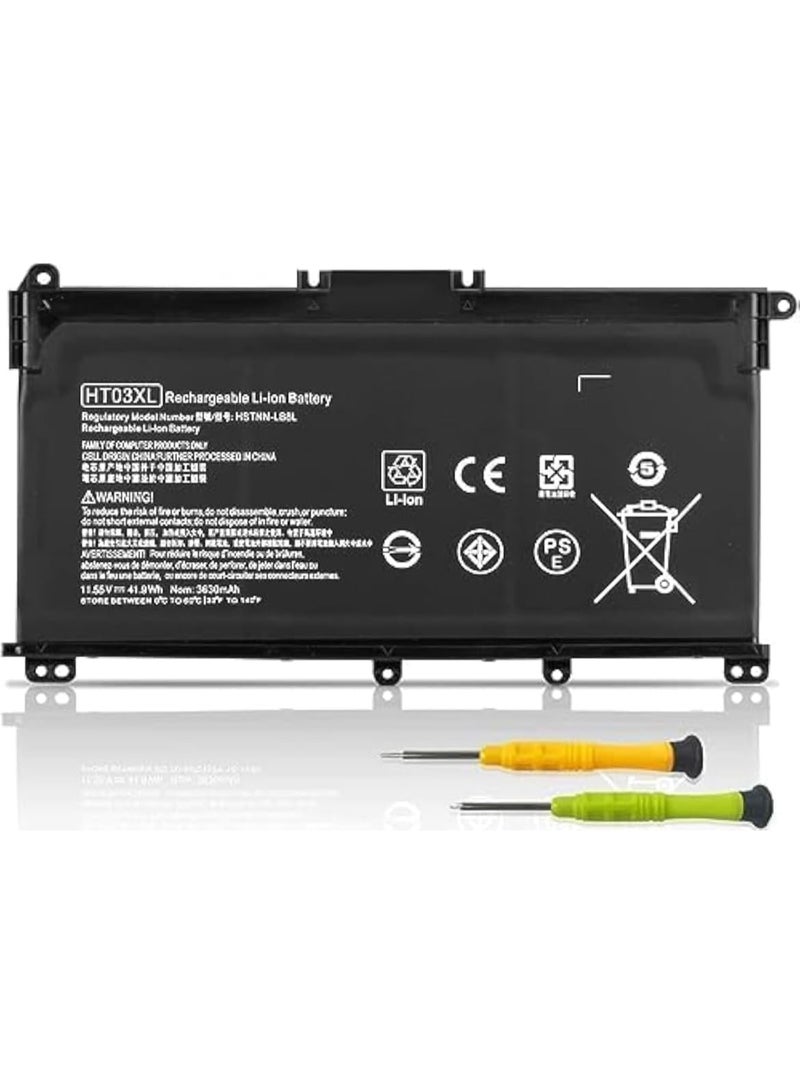Terabyte بطارية HT03XL 11.4V 41Wh متوافقة مع HP Pavilion 14-CE و 14-CF و 15-CW و 15-DA ونماذج أخرى في سلسلة 14 و 15. - Image 2