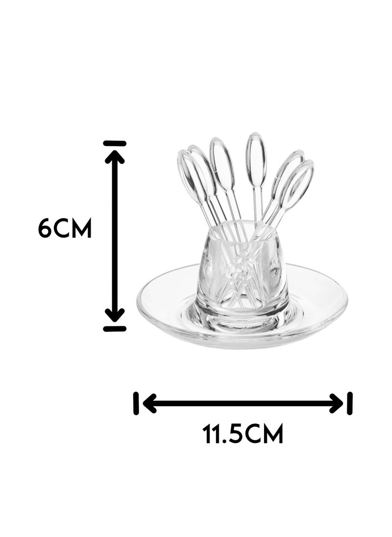 Dania Clear acrylic date fork holder  - Image 5