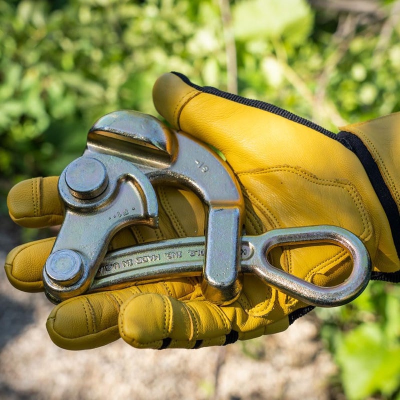 Klein Tools 1604-20 Haven's Grip for Messenger and Guy Strand Cable - Gold, 0.125-Inch to 0.50-Inch Cable Diameter - Image 4