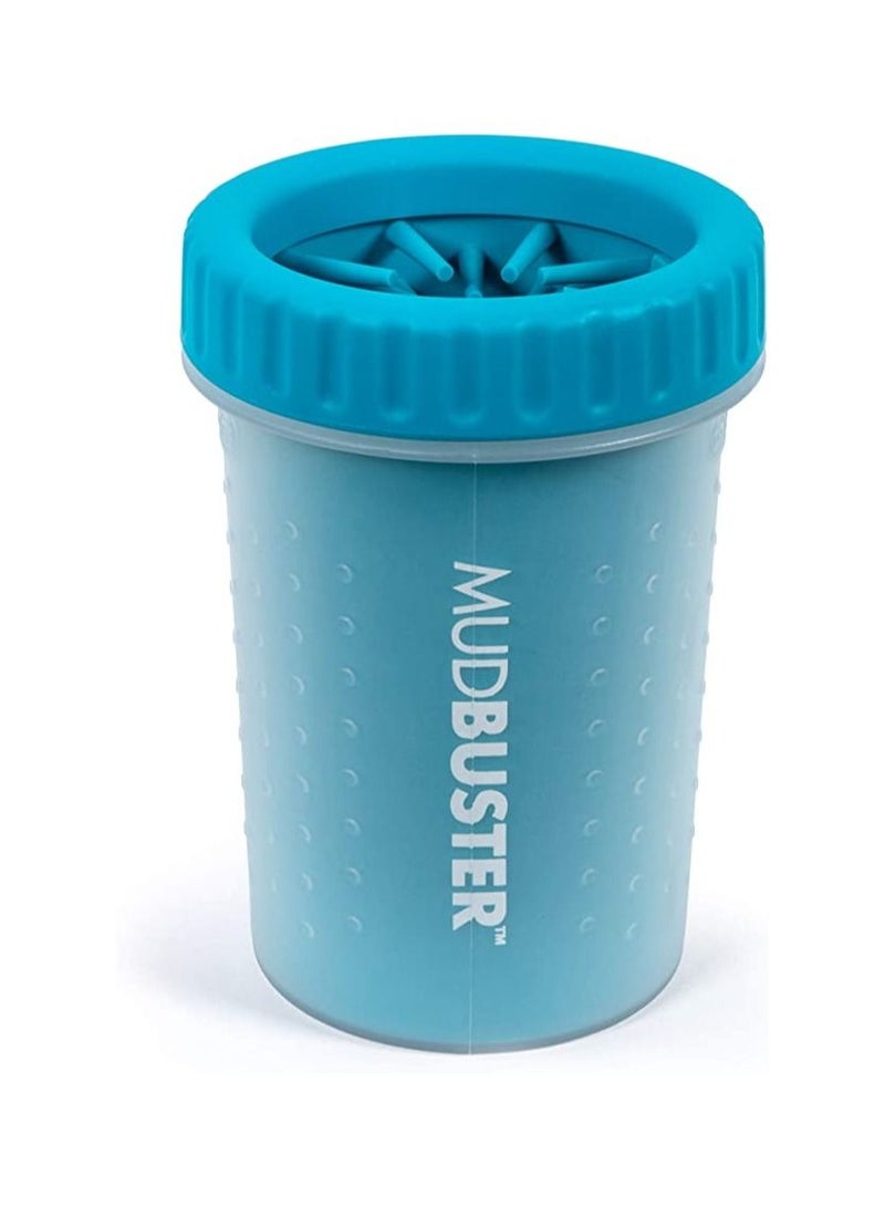 Dexas Mudbuster Portable Dog Paw Cleaner, Medium, Blue - Image 1