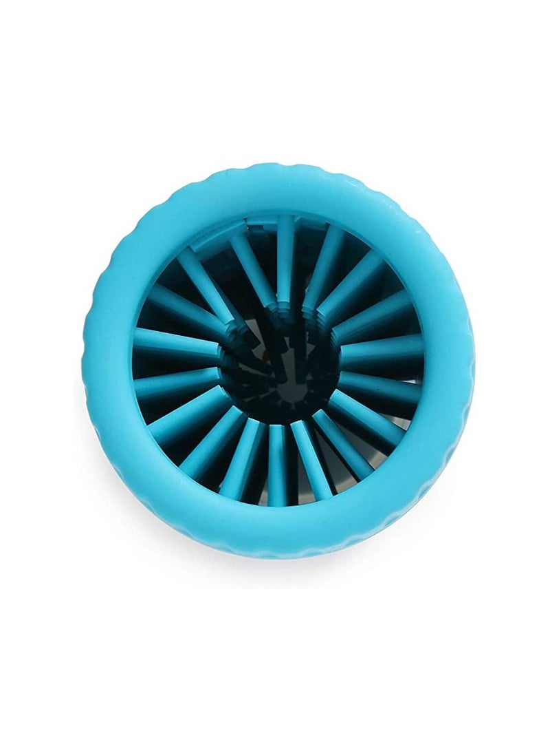 Dexas Mudbuster Portable Dog Paw Cleaner, Medium, Blue - Image 2
