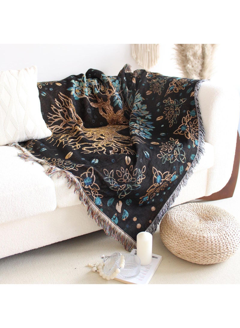Y&D 160*130cm Camping Blanket Outdoor Blanket Picnic Blanket Sofa Blanket Bed End Blanket Air Conditioning Blanket Shawl Blanket Thread Blanket  - Image 3