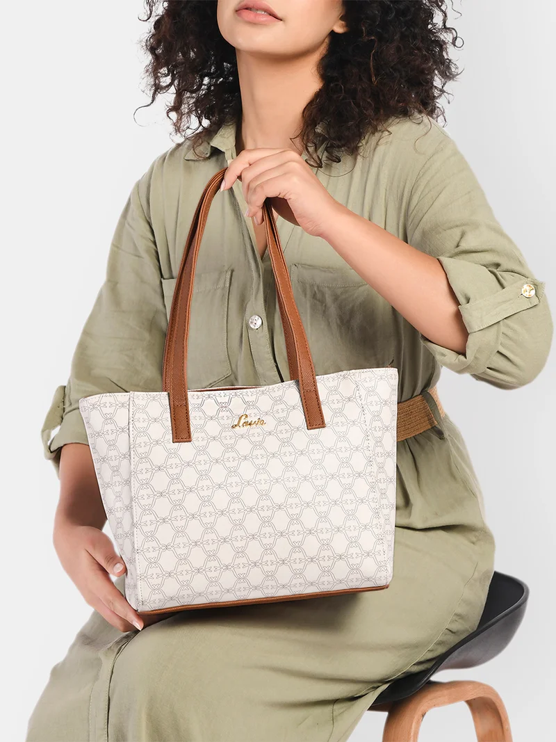 لافي حقيبة يد لافي نسائية صغيرة بتولا بيضاء