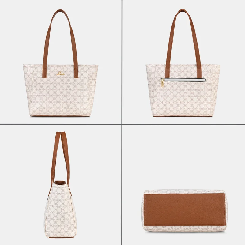 Lavie  Women's Mono Betula Small Tote Handbag (White) for Women | Best Price UAE