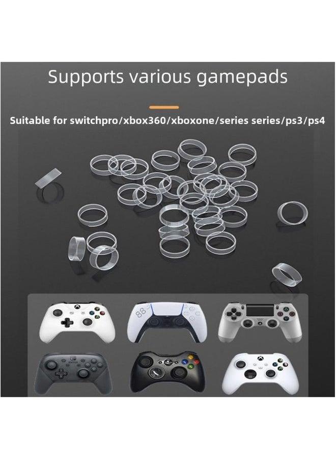 Switch Pro Handle Rocker Ring Ps5/4/ns/pro/one/series Anti-powder Anti-wear Groove-Product Color:Pack Of 20 - Image 2
