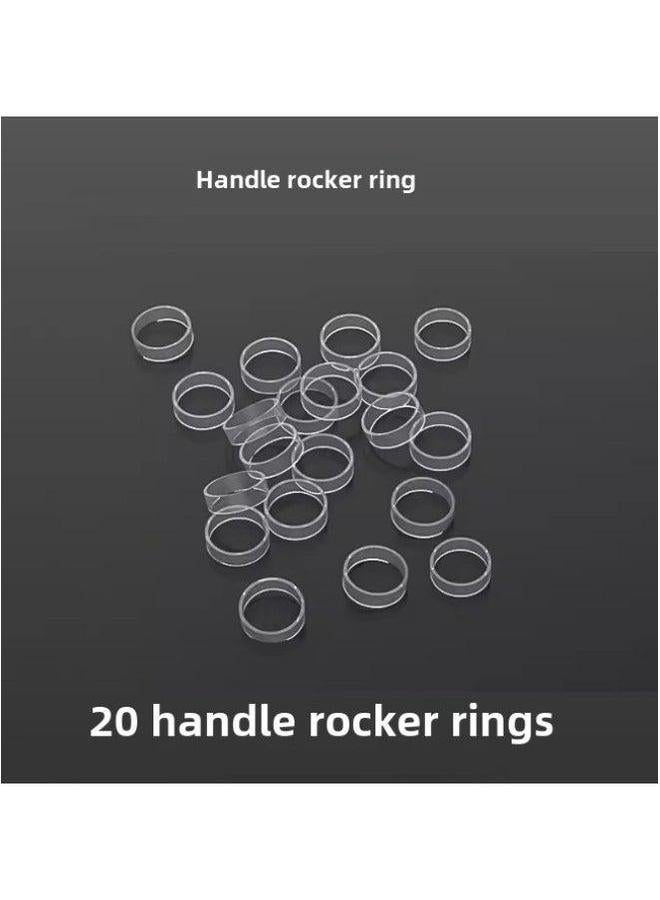 Switch Pro Handle Rocker Ring Ps5/4/ns/pro/one/series Anti-powder Anti-wear Groove-Product Color:Pack Of 20 - Image 1