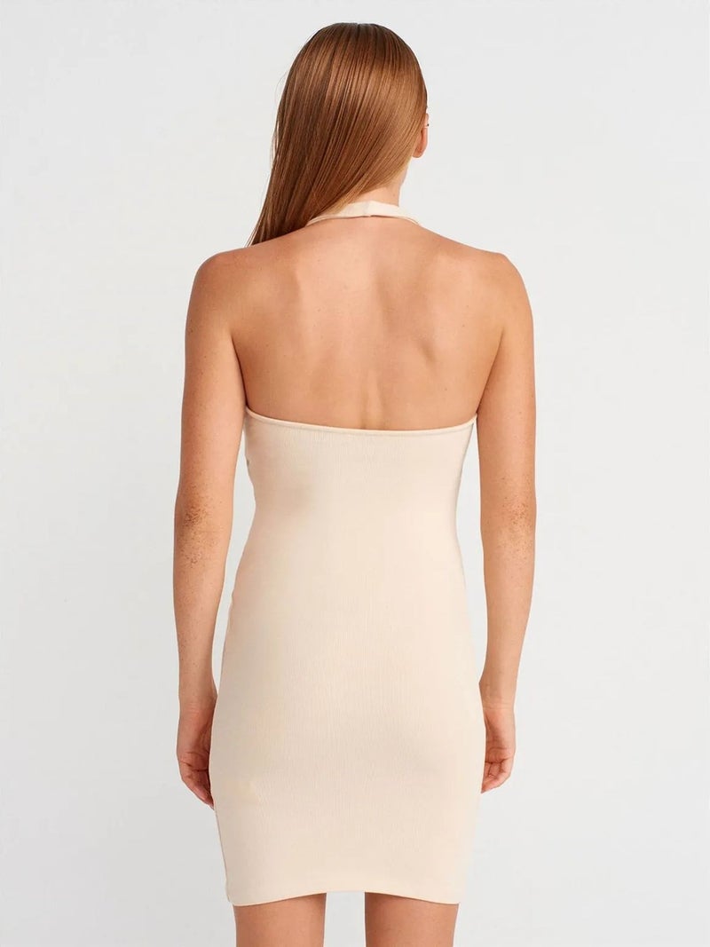 DILVIN Ribbed Bodycon Mini Dress - Image 2