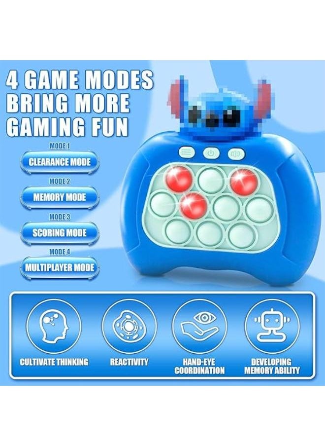 Pop It Electronics, Quick Push Bubbles Game, Pop It Game Machine, Portable Pop Game, Quick Push Bubbles Game Console, Bubble Breakthrough Puzzle Machine for Children and Adults