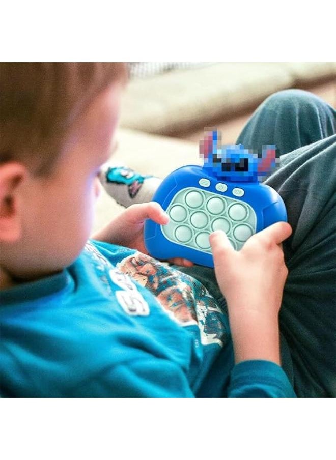 Pop It Electronics, Quick Push Bubbles Game, Pop It Game Machine, Portable Pop Game, Quick Push Bubbles Game Console, Bubble Breakthrough Puzzle Machine for Children and Adults