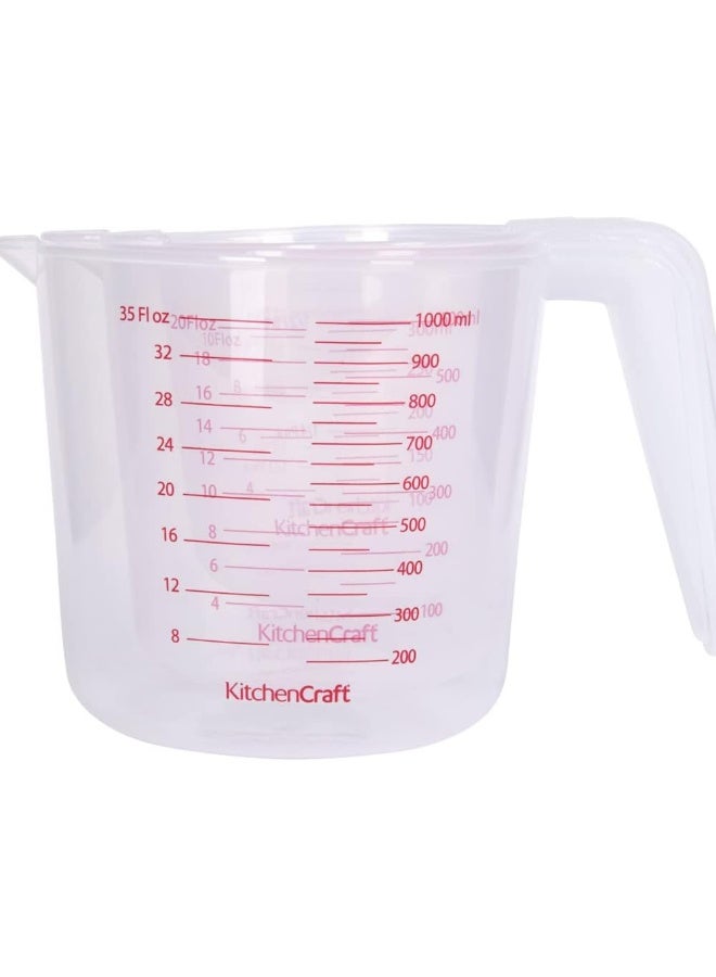KitchenCraft Plastic Measuring Jugs, Set Of Three  - Image 2