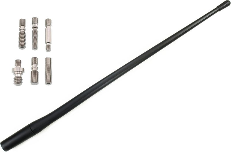 Votex - 13 Inch All-Terrain Flexible Rubber Antenna Accessories - Spring Steel Internal Core - Image 1