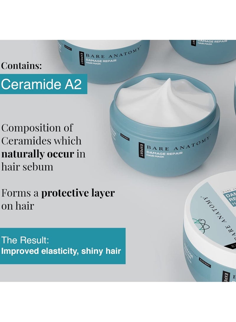 BARE ANATOMY Hair Damage Repair Catcher from Barry Anatomy; 3 times Hair Booster Powered by Ceramide A2 and Coconut Milk Protein; Musk for Hair Smoothing; Musk for Dry and Curly Hair; Sulphate and Paraben Free; 250g - Image 5