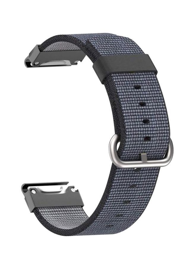 NIBEMINENT Replacement Band For Garmin Fenix 5X Plus/Fenix Plus Sapphire Black