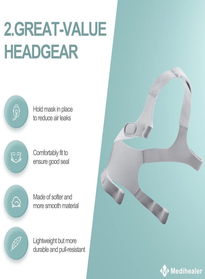 Medihealer 2Packs CPAP Headgear, 2Pack Replacement Headgear, Standard Mask Straps, Snugly Fit and Reduce Air Leaks, Frame and Clip Not Included, Great-Value Supplies by Medihealer. - Image 3
