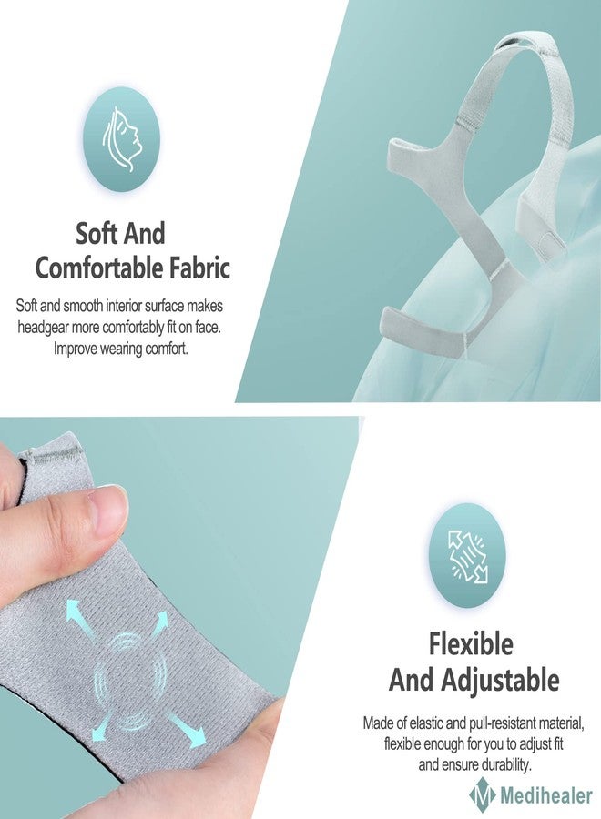 Medihealer 2Packs CPAP Headgear, 2Pack Replacement Headgear, Standard Mask Straps, Snugly Fit and Reduce Air Leaks, Frame and Clip Not Included, Great-Value Supplies by Medihealer. - Image 5