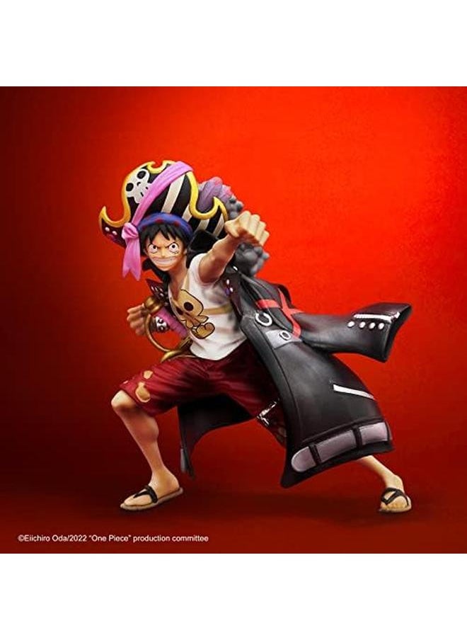 Bandai - One Piece Film Red Monkey D. Luffy Figurine Sho 13Cm - Image 1