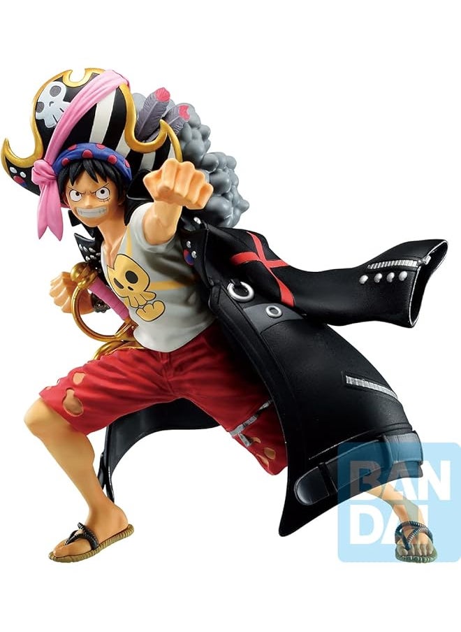 Bandai - One Piece Film Red Monkey D. Luffy Figurine Sho 13Cm - Image 1