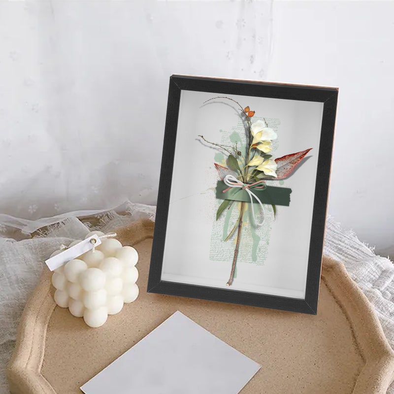 2 pcs Simple Dry Flower Storage Photo Frame DIY Home Desktop Adornment - Image 5
