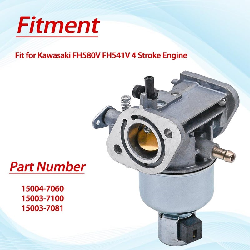JDLLONG Carburetor for Kawasaki FH580V FH541V 4 Cycle Engines with Fuel Pump - Image 4