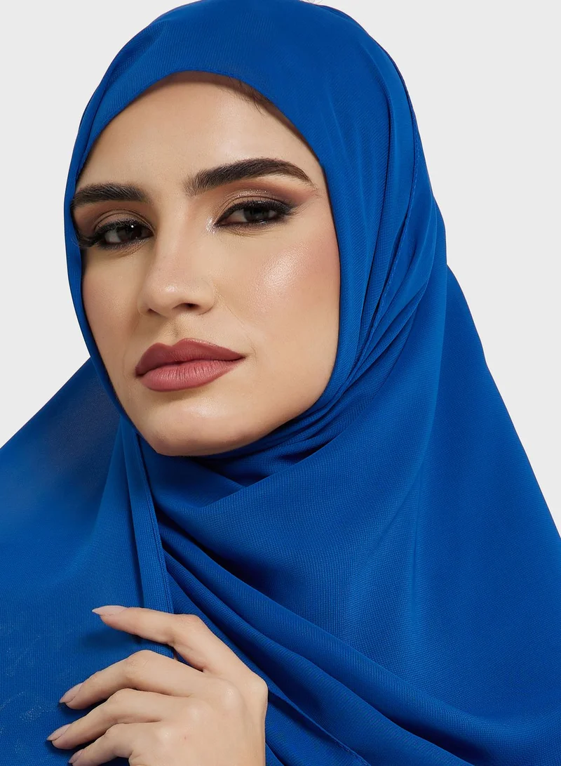 Khizana Embroidered Trim Abaya With Sheila
