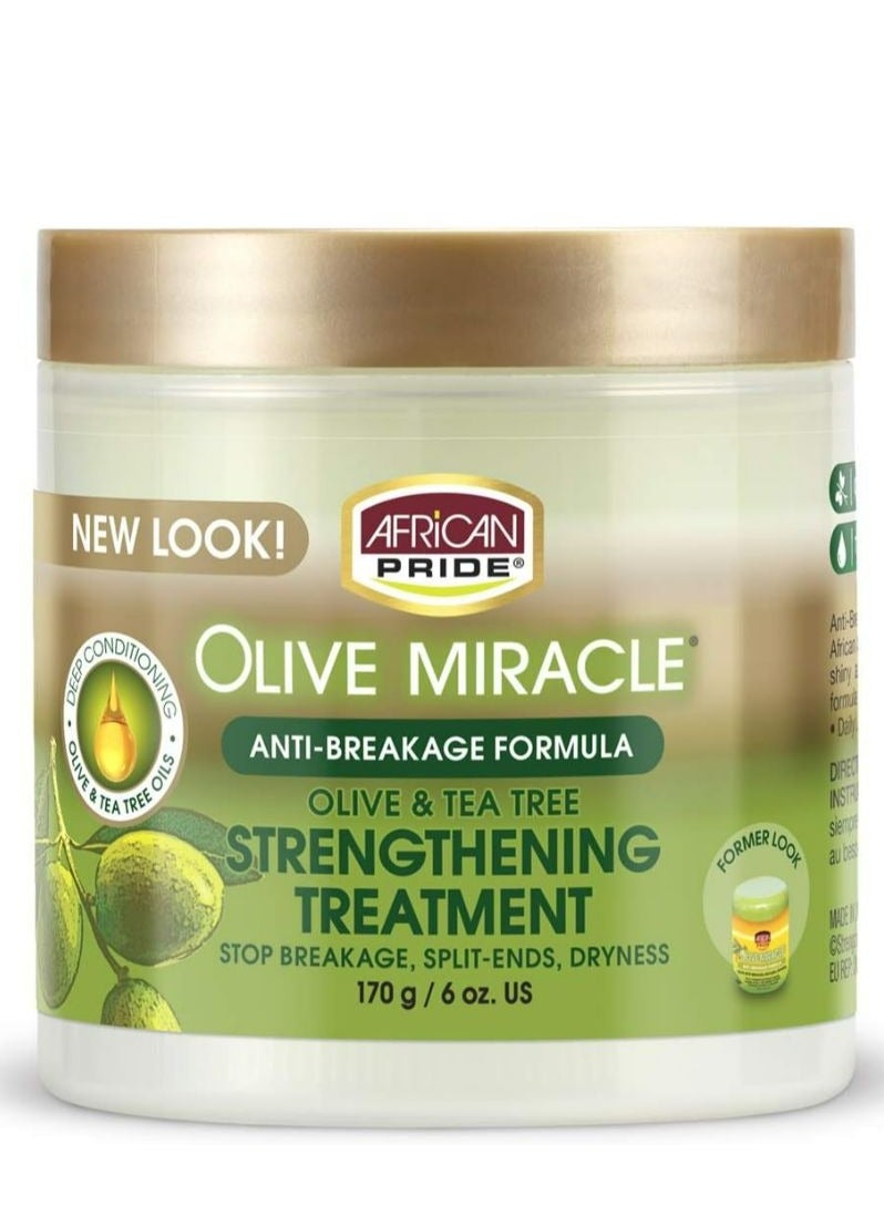 African Pride Olive Miracle Anti-Breakage Creme 170 g - Image 1